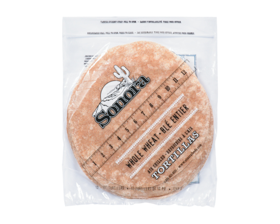 Whole Wheat Tortilla, 12 Inch - 1248.0 G