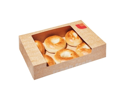 Bagel, Plain, 6-pack - 492.0 G