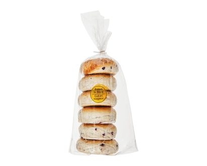 Bagel, Blueberry 6-pack - 490.0 G