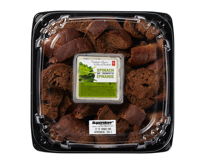Pumpernickel With Spinach Dip Party Tray - 1.4 KG