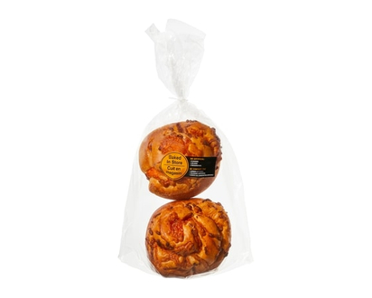 Cheese Swirl Bun, 2 Pack - 167.0 G