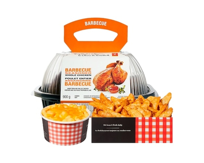 Whole BBQ Chicken with Wedges and Mac & Cheese (Available after 11am) - 1.39 KG