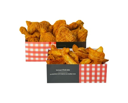 8 Piece Fried Chicken with Wedges & Mac & Cheese (After 11am) - 1.2 KG