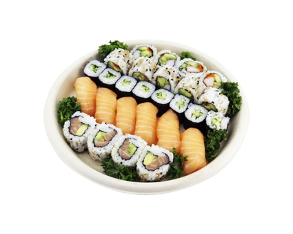 T&T California Sushi Salmon Boat (Available after 11am) - 620.0 G