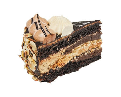 Jamocha Almond Fudge Cake Slice - 133.0 G
