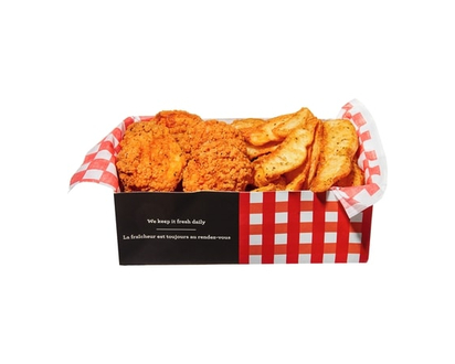 6 Chicken Buffalo Flings with Wedges (Available After 11am) - 312.0 G