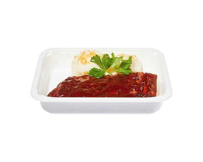 Half Rack of Ribs with Mashed Potatoes - 455.0 G