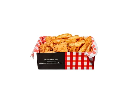 6 Chicken Waffle Bites with Wedges (Available After 11am) - 560.0 G