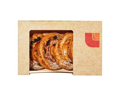 Brioche aux raisins paquet de 4 - 255.0 G