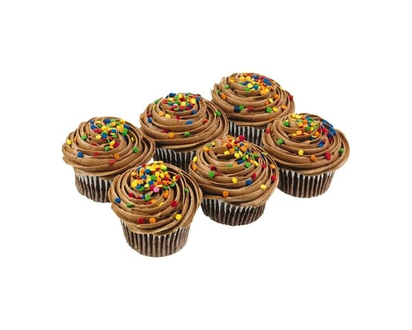 Celebration Cupcakes, 6 Pack Chocolate - 255.0 G