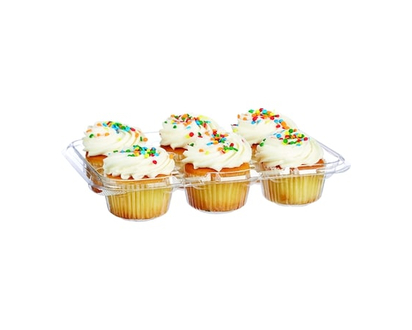 Celebration Cupcakes, White 6-pack - 281.0 G