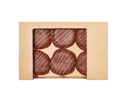 Boston Cream Drizzle Donuts 6 Pack - 606.0 G