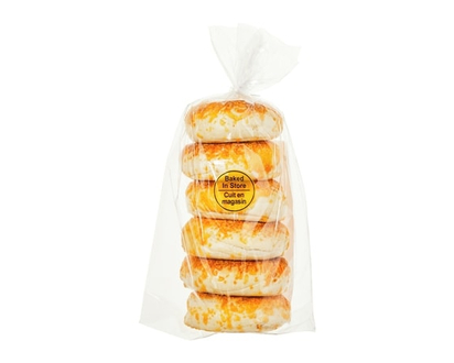 Cheddar Cheese Bagel, 6 Pack - 490.0 G