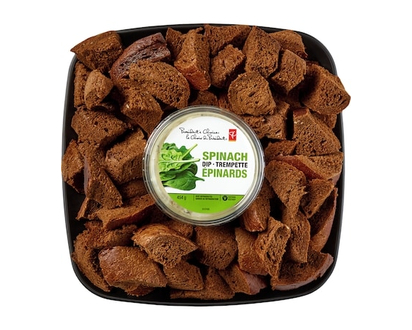 12 Inch Spinach & Pumpernickel Tray, Requires 24 Hour Notice - 1.02 KG