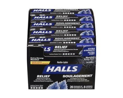 Mentho-Lyptus Extra-fort, 9 pastilles, (emballage de 20) - 9.0 EA