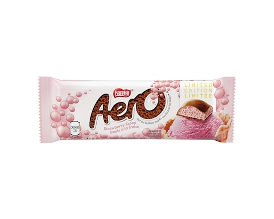 Aero Strawberry Scoop Chocolate Bar (Case) - 42.0 G