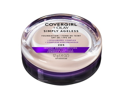 Cover Girl Simply Ageless Foundation Spf 28 205 Ivory - 12.0 G