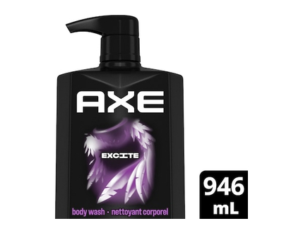 Axe Excite Dual Action Body Wash, Crisp Coconut and Black Pepper - 946.0 ML
