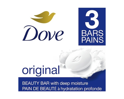 Dove Barre de beauté pour une peau hydratée, Original - 318.0 G
