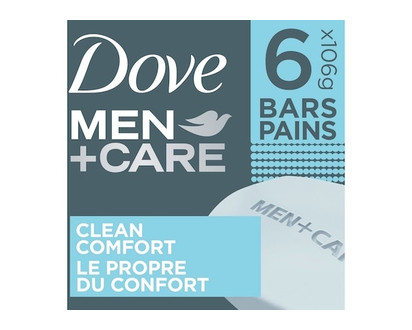 Dove Hydrating Clean Comfort Bar Soap 3-N-1 Hand & Body + Face + Shave Bar Soap - 637.0 G