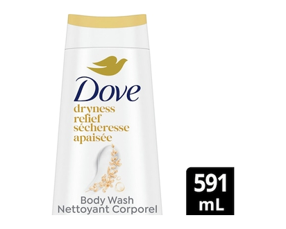 Dove Body Wash Oatmeal & Rice Milk - 591.0 ML