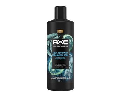 Axe Fine Fragrance Collection Body Wash Shower Gel Aqua Bergamot - 532.0 ML