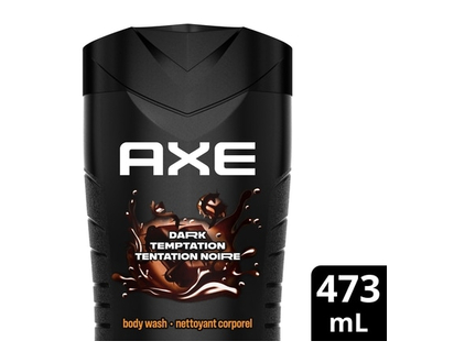 Axe Body Wash for Long Lasting Freshness, Dark Temptation - 473.0 ML