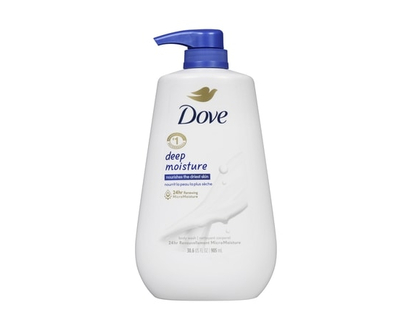 Dove Nettoyant Corporel avec Pompe pour la peau la plus sèche - 905.0 ML