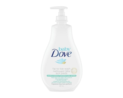 Dove Baby Wash Sensitive Moisture Hypoallergenic And Fragrance Free - 591.0 ML