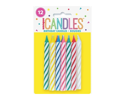 Spiral Birthday Candles, 12ct - 1.0 EA