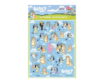 4 Bluey Stickers - 4.0 EA