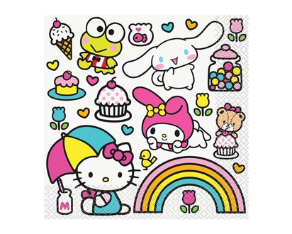 16 Hello Kitty Lunch Napkins - 16.0 EA