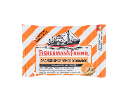 Fisherman's Friend Lozenges Orange Spice Sugar Free - 22.0 EA