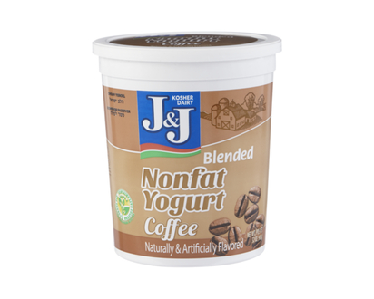 J and J Non Fat Yogurt, Coffee - 907.0 G