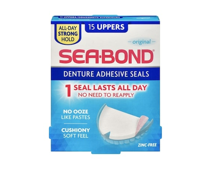 SEA BOND Denture Adhesive Seals Upper - 15 BX