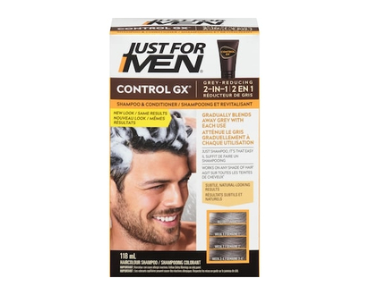 Control GX Men's Hair Colour Control Gx 2 In 1 Shampoo & Conditioner - 118.0 ML