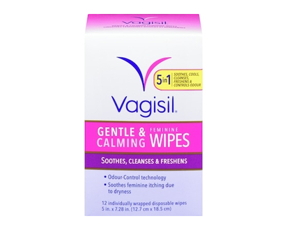 Lingettes féminines douces et apaisantes Vagisil® - 12 CHA