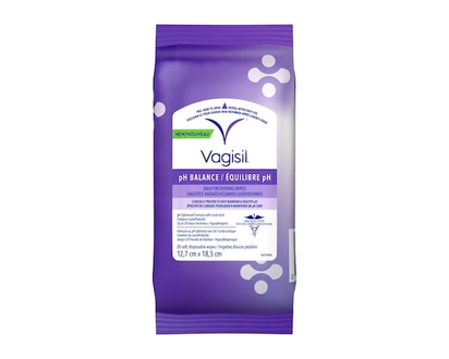 Vagisil pH Balance Wipes - 20 EA