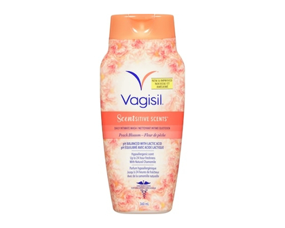Vagisil Nettoyant intime quotidien Scentsitive Scents Fleur de pêche - 360 ML