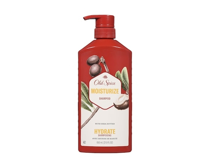 Old Spice Moisturize Shampoo for Men with Shea Butter, Healthier, Fuller, More Moisturized Looking Hair - 650.0 ML
