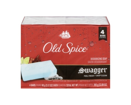Bar Soap For Men, Extra Clean, 4 Bars - 90.0 G