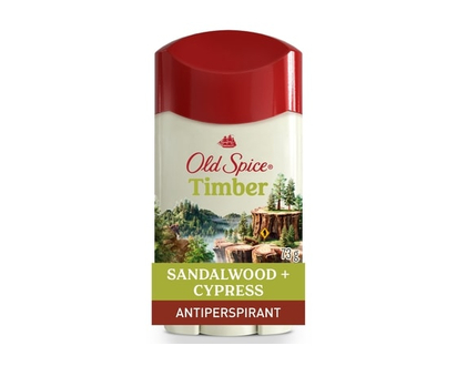 Old Spice Deodorant For Men, Timber with Sandalwood Scent Inspired By Nature - 73.0 G