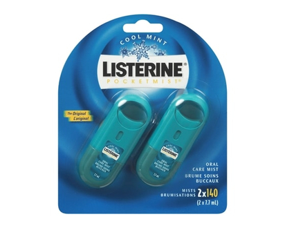 Listerine PocketMist Oral Care Mist, Cool Mint 7.7 ML - 15 ML