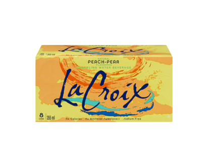 Lacroix Beverage Peach Pear Sparkling Water - 355.0 ML