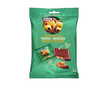 Kraft Candy Peanut Butter Thins - 136.0 G