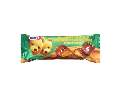 Kraft Wafer Bar Milk Chocolate Peanut Butter - 42.0 G
