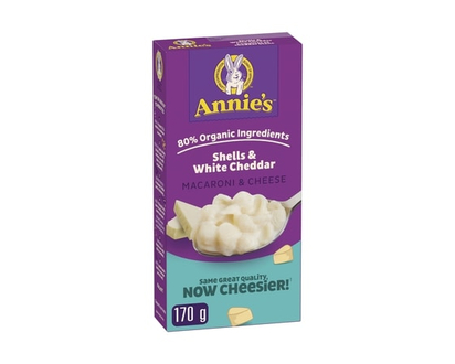 Annie's Macaroni & Cheese, Shells & White Cheddar - 170.0 G