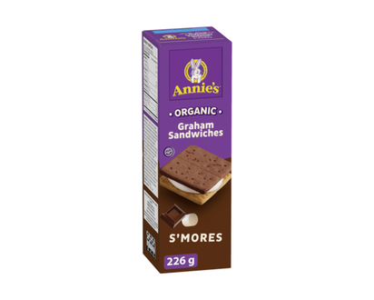 Annie's Organic S'mores Graham Sandwiches, Chocolate and Marshmallow - 226.0 G