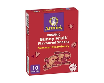 Annie's Bunny Fruit Snacks, Summer Strawberry - 198.0 G