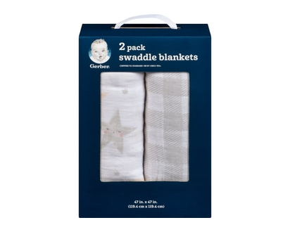 2pk Muslin Blanket - Celestial - 1.0 EA